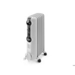 Radiateur bain d'huile - delonghi - trrs0715 - 1500w - 3 allures de chauffe - blanc