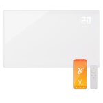 Radiateur chauffage mural radiant electrique chauffage salle de bain infrarouge intelligent 600w avec ...