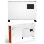 Radiateur convecteur �lectrique - livoo - 2000w - thermostat r�glable - fonction turbo - blanc