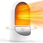 Urbiola - chauffage dappoint ecosec - 1200w radiateur soufflant radiateur protection anti - basculement ...