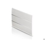 Radiateur �lectrique c�ramique 2000 w hjm evelyn ii horizontal blanc