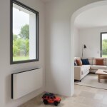 Radiateur �lectrique connect� - thermoceram - molia - fonte - 1500w - blanc