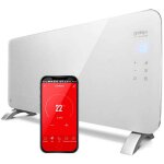 Radiateur lectrique convecteur en cristal 2000w. contrle wifi par app. programmable. compatible avec ...