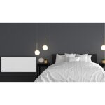 Radiateur lectrique fixe  inertie sche cramique + film 2000w bestherm freya horizontal blanc