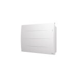 Radiateur �lectrique horizontal � inertie pierre - sibayak ii blanc - 1500 w - programmable - connect� ...