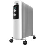 Radiateur lectrique  huile basse consommation de 11 modules readywarm 11050 space white. 2500w3 niveauxidal ...