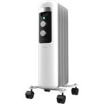 Radiateur �lectrique � huile basse consommation de 5 modules readywarm 550 space white. 1000w3 niveaux ...