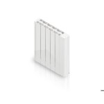 Radiateur lectrique  inertie fluide 1000 w hjm alanis horizontal blanc