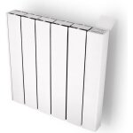 Radiateur lectrique  inertie pierre lana 1500 w - acier - chaleur douce - electrique