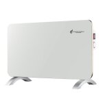 Radiateur electrique mobile en verre sorimo sannover 1000 w blanc Radiateur electrique mobile en verre sorimo sannover 1000 w blanc