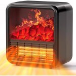 Radiateur lectrique ptc portable avec thermostat scurit anti - basculement noir