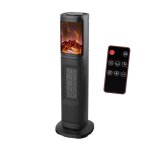 Radiateur c�ramique oscillant lizeo 2000 w noir sannover