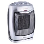 Radiateur lectrique - volteno - vo027 - cramique 1500w - 2 niveaux - argent