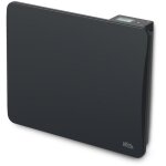 Radiateur fixe � inertie c�ramique - 1000 w - warmtech - wtzeus10 - n - horizontal - noir