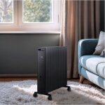 Radiateur mobile sans huile - thomson - millo 2000w - noir