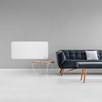 Radiateur - princess - 348421 - 2000 w - connect� - verre - blanc