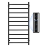 Radiateur sche - serviettes lectrique 10 barres - vevor - porte - serviettes chauffant mural - minuterie ...