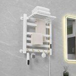 Radiateur sche - serviettes lectrique - non spcifi - 500 w - aluminium - blanc - 3 fonctions