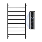 Radiateur sche - serviettes lectrique 8 barres - vevor - porte - serviettes chauffant mural - minuterie ...