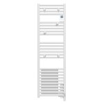 Radiateur sche - serviettes lectrique - atlantic - doris digital - 500w - blanc - vertical
