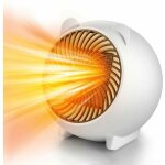 Radiateur soufflant - aucuneary - 500 w - blanc - electrique - bureau