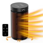 Radiateur soufflant lectrique 1500w chauffage dappoint mode eco oscillant thermostat rglable et 3 modes ...