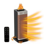 Radiateur soufflant lectrique salon 2000w effet de flamme fonction d?humidificateur ventilateur de chauffage ...