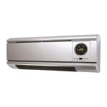 Radiateur soufflant mural ayco awh - 2700 2 vitesses 1000 w / 2000 w minuterie 12 h thermostat 25 m� ...