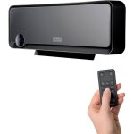 Radiateur soufflant mural - woopso - bxwsh2000e - 2000w - programmable - t�l�commande