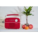 Radio bluetooth  recharge solaire rouge thomson