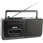 Radio cassette enregistreur - akai - 10w - usb - am / fm - casque jack 35mm Radio cassette enregistreur - akai - 10w - usb - am / fm - casque jack 35mm