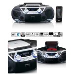 Radio cd cassette portable - lenco - scd - 720si - dab + - bluetooth 5. 0 - enregistreur de cassettes ...