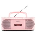 Radio cd k7 - medion - fm - 2x3w rms - rose