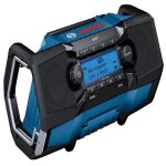 Radio de chantier - bosch - gpb 18v - 2 sc - dab + - bluetooth - 2 haut - parleurs 15 w