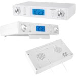 Radio de cuisine encastrable - suteo - bluetooth - �cran lcd - fm - 255 x 145 x 5 cm - montage sous armoire ...