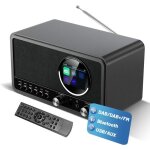 Radio dab plus avec bluetoothradio dab + / fm avec t�l�commande et fonctionnement sur secteurradio - ...