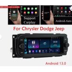 Radio gps navigation 6. 86 car - play android 13 grand cherokee 1998 - 2004