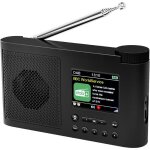 Radio numrique portable dab / dab + / fm bluetooth wovte alimentation usb / piles rveil minuterie de ...