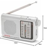 Radio de poche - aiwa - rs - 55 - argent - analogique - 35 mm
