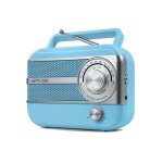 Radio portable - muse - m - 056 vb blue - fm / am - haut - parleur int�gr� - antenne t�lescopique