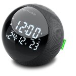 Radio - rveil bluetooth - muse - m197bt - 5w - double alarme - nfc - usb - c - noir