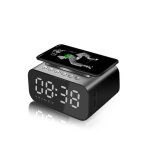 Radio - r�veil num�rique avec chargeur usb haut - parleur bluetooth r�veil � chargement sans fil r�veil ...