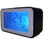 Radio - reveil radio pilot� avec thermom�tre(sn4491)en noir