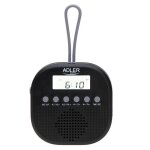 Radio de salle de bain - adler - ad 1912 - ipx4 tanche - fm 875 - 108 mhz - cran lcd double alarme