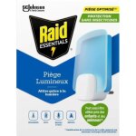 Raid essentials pige lumineux - pige pour insectes volants - sans insecticides - 1 pige + 1 recharge ...