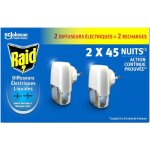Raid recharge diffuseur �lectrique liquide - r�pulsif moustiques et moustiques tigres 90 nuits - 2 diffuseurs ...