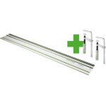 Rail de guidage - festool - fs 1400 / 2 - 1400 mm - 2 serre?joints fsz 120 - haute pr�cision