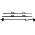 Rail de guidage linéaire - duoku - rails linéaires carrés - 2 rails coulissants hgr20 - 1000 mm avec ... Rail de guidage linéaire - duoku - rails linéaires carrés - 2 rails coulissants hgr20 - 1000 mm avec ...