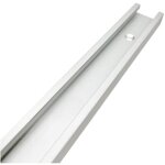 Rail � onglet en t pour scie � table d�fonceuse et outils de travail du bois argent 400 mm 30 x 12. 8 ...