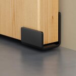 Rail de porte coulissante - rail de porte coulissante pour porte de grangerail de plancher fond en acier ...